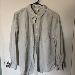 H&M Sage Green Linen Shirt